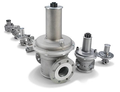 Ventless Gas Trains and pressure regulators